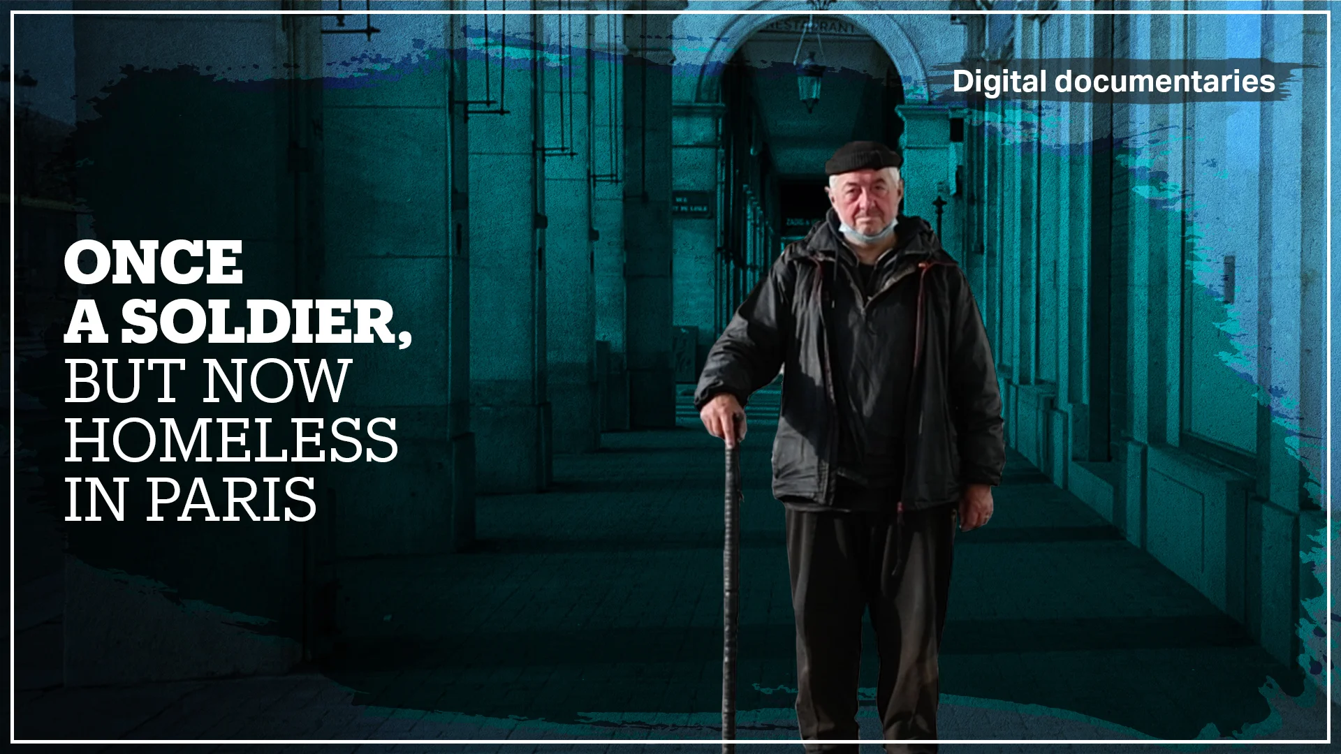 Bir zamanlar askerdi, şimdi evsiz